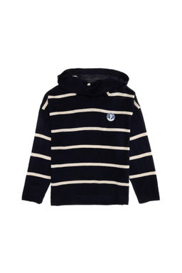 U. S. Polo Assn / Темно-синий трикотажный свитер с круглым вырезом для мальчика - U.s. polo assn фото 4