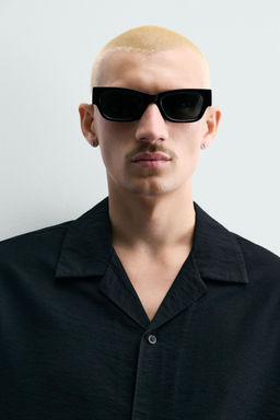 CAMISA REGULAR FIT FLUIDA / Negro - Zara фото 5