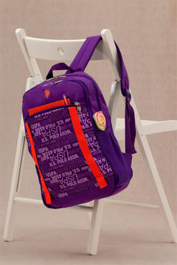 Фиолетовая школьная сумка для девочки