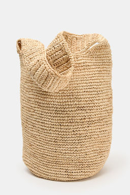 BOLSOS DE HOMBRO TRENZADA / Beige claro - Zara фото 4