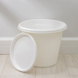 Горшок для цветов с поддоном «Альтернатива. Эконом», 10 л, пластиковый, белый