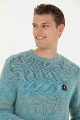 Мужской мятный свитер - U.s. polo assn фото 2