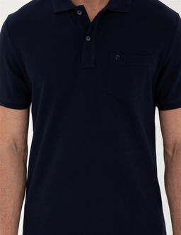 Lacivert Regular Fit Basic Ti__rt - Pierre cardin фото 6