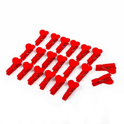 Прищепки декоративные «Сердечки» набор 20 шт.