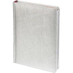 Ежедневник недатированный Sidney Nebraska, А5, 136л, серебро 3-128/10 - Attache фото 2