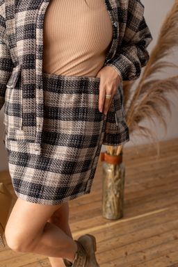 Юбка МЮ-210 клетка