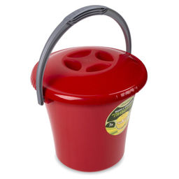 Ведро п/эт. 7л с крышкой "Либерти" красное (С603ККРА)