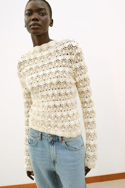 TEXTURED KNIT JUMPER - Zara фото 19