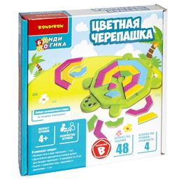 Игра настольная логическая с т.з.Bondibon ЦВЕТНАЯ ЧЕРЕПАШКА фото 11