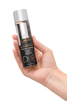 Съедобный лубрикант на водной основе JO Gelato Double Chocolate, со вкусом двойной шоколад, 120 мл