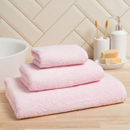 Полотенце махровое LoveLife Plain 30*60 см, цв. розовый, 100% хлопок, 450 гр/м2  фото 7