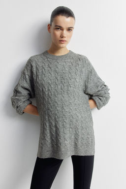 MAMA Jersey en punto trenzado - H&m фото 2
