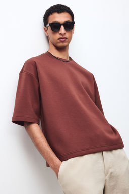 Camiseta efecto neopreno Oversized Fit - H&m фото 8