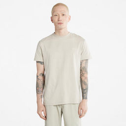 Мужская футболка Timberland SS Dun-River Crew T бежевая
