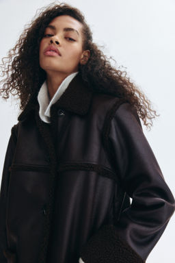Abrigo de doble faz - H&m фото 7