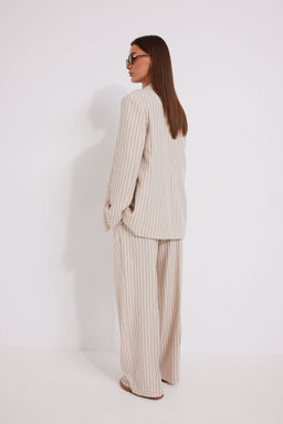 Костюм N.O.W. 1577 бежевый в полоску  фото 4