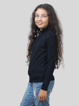 Водолазка для девочек ВК-21Д. 30-26 черный