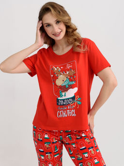 Пижама женская 100% хлопок Все будет!