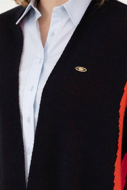 Женское темно-синее трикотажное пончо Неожиданная скидка в корзине - U.s. polo assn фото 7