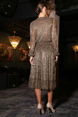 Платье Млечный путь (черное золото) П11536 - Lt collection фото 2