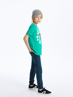 Beli Ayarlanabilir Lastikli Erkek ?ocuk Jean Pantolon