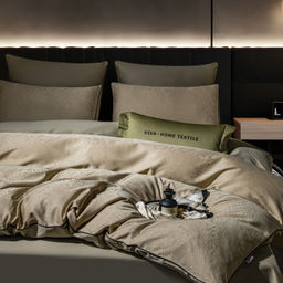 Комплект постельного белья Сатин-Жаккард Тессоро MT001 Евро 4 Наволочки