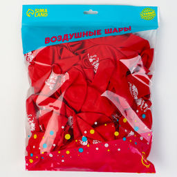 Воздушные шары латексные 12" «С юбилеем», 100 шт., МИКС