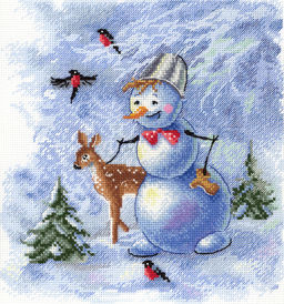 Набор для вышивания "М.П.Студия" НВ-801 "Чудесная компания" 20 х 20 см