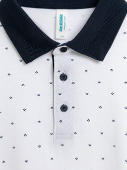 ACOOLA / Сорочка-поло верхняя для мальчиков Fakir белый принт  фото 5