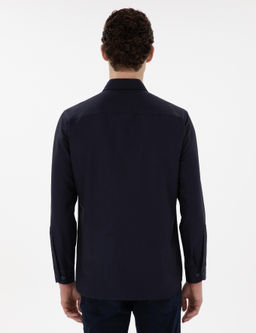 Lacivert Regular Fit Uzun Kollu G_mlek - Pierre cardin фото 5