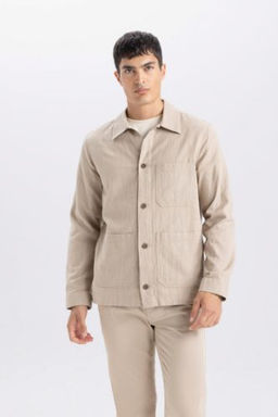 Regular Fit Polo Yaka Pamuklu Cepli Gomlek