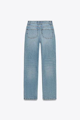 TRF STRAIGHT HIGH-WAIST JEANS - Zara фото 26