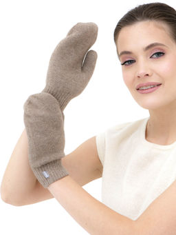 Варежки из кашемира 30117 капучино