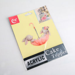 Топпер для торта Кролики в зонтике - Simaland фото 8