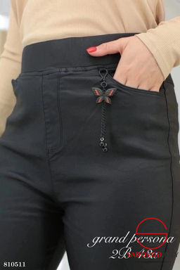 Лосины на высокой посадке с начесом