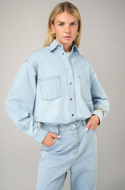 Женская джинсовая рубашка Happyfox  фото 24