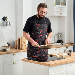 Фартук Этель Pepper 73х71 см, 100% хл, репс 210 гр/м2  фото 3