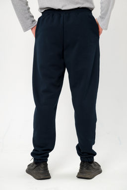 Брюки мужские на резинке из футера 3-х нитка Джокер Тёмно-синий - Амадэль фото 2