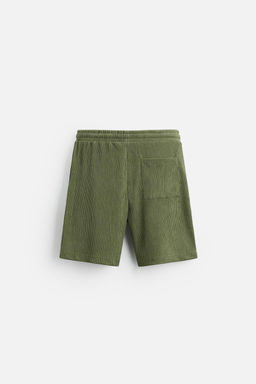 RELAXED FIT JACQUARD BERMUDA SHORTS - Zara фото 22