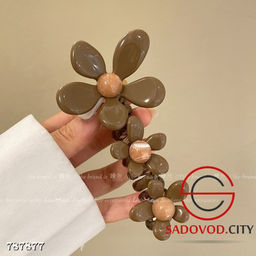 Резинки для волос с цветами 1 шт