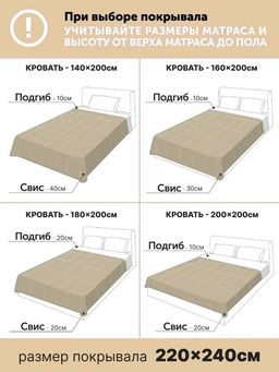 Покрывало велюровое 220x240 + наволочка (50X70) 2 шт. - Фабрика снов фото 9