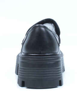 03-C1815-1 BLACK Лоферы женские (натуральная кожа)