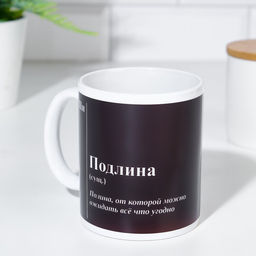 Кружка именная, сублимация  Подлина, микс, с нанесением - Дарим Красиво фото 5