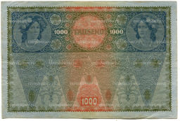 1000 крон 1902 года Австрия  Надпечатка