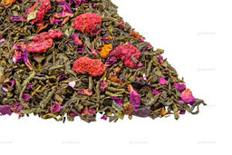 Зеленый ароматизированный чай "GRUNBERG" LITE " Малиновый зефир "