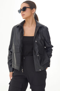 Куртка AURA 1067-164 черный  фото 4