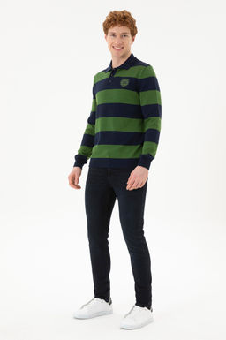 Мужской зеленый свитер - U.s. polo assn фото 11