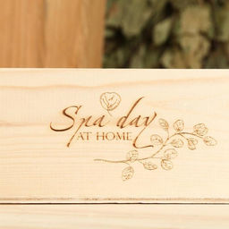 Ящик Spa Day at Home, 24.5×14×8 см, деревянный