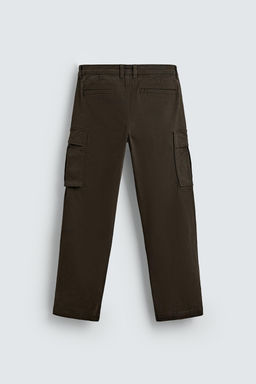 RELAXED FIT CARGO TROUSERS - Zara фото 7