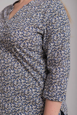 Футболка М324146сб синий/бежевый - Елена фото 7